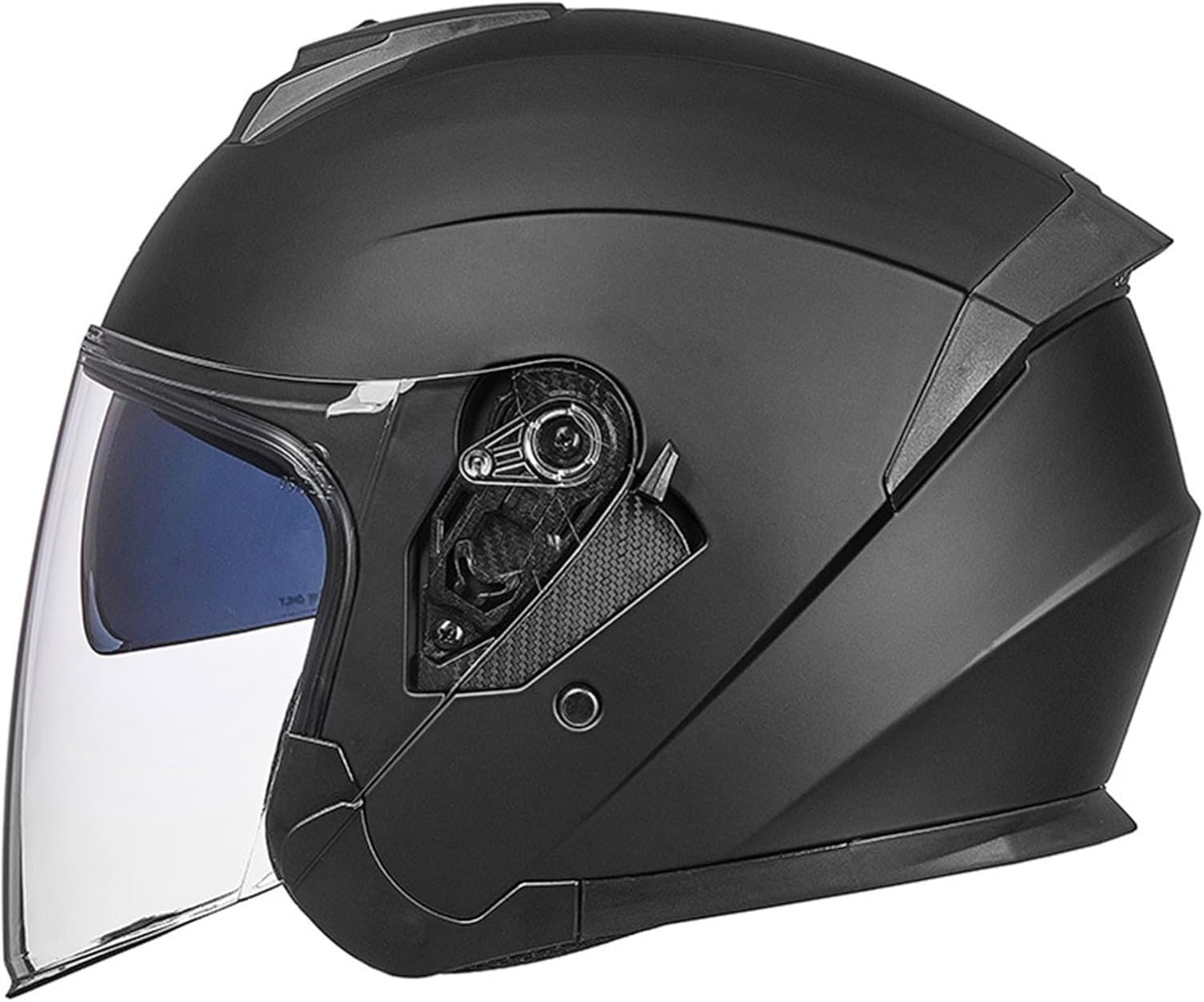 Casco de media cara para motocicleta con hebilla ajustable rápida 8