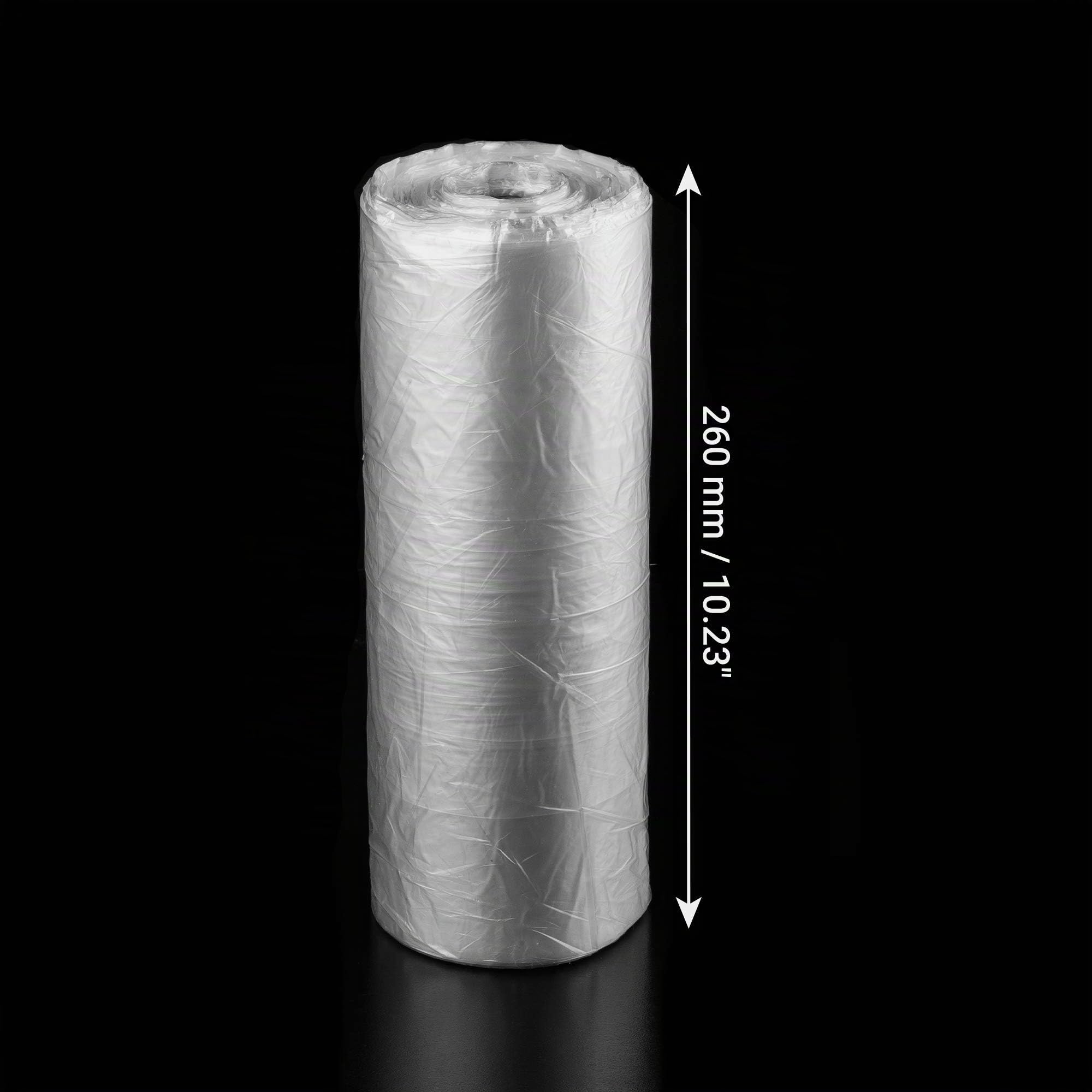 (Confezione da 4000) Sacchetti in polietilene HDPE 25 x 40 cm in rotolo, sicuri in plastica con congelatore a contatto per imballaggio alimentare