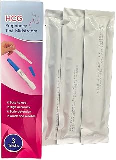 HCG Pregnancy Test Midstream, Early Detection Home Test Kit, 3 Count