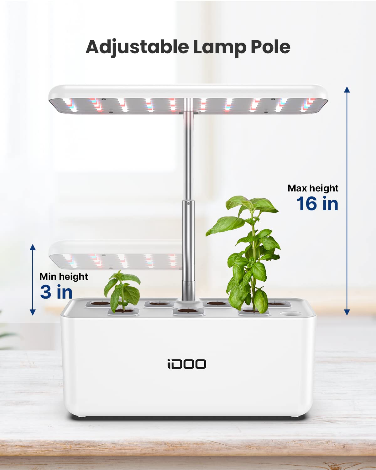 iDOO Hydroponics Growing System, Indoor Garden Starter Kit