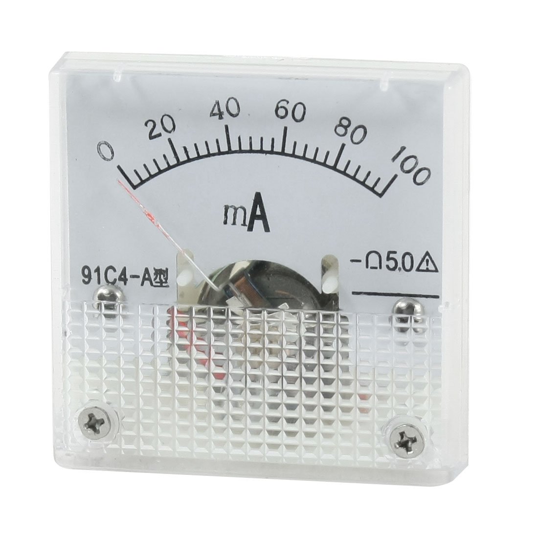 Uxcell Sourcing Map Analog Current Panel Meter Dc 0-100Ma 91C4 Ammeter For Automotive Circuit Testing Charging Battery Ampere Tester Gauge Pack Of 1