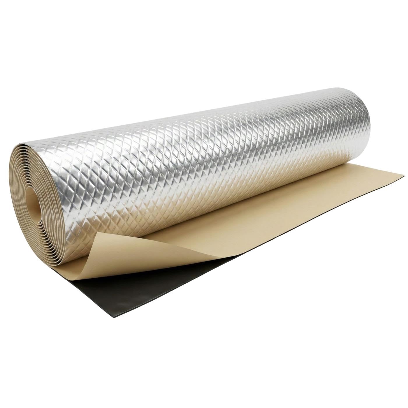 Lumonic Alubutyl 2mm Dämmmatte 2m² | Schalldämmung, Schallschutz für KFZ | 50x400cm Selbstklebend | Anti Dröhn Matte | 100% Butyl kein Bitumen | Geruchsneutral
