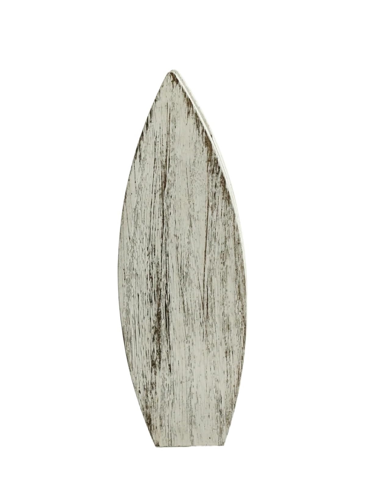 Wooden Vase Whale Tail & Surfboard Design Blue & White Decorative Planter For Dried Flower Coastal Home Decor(Color2)