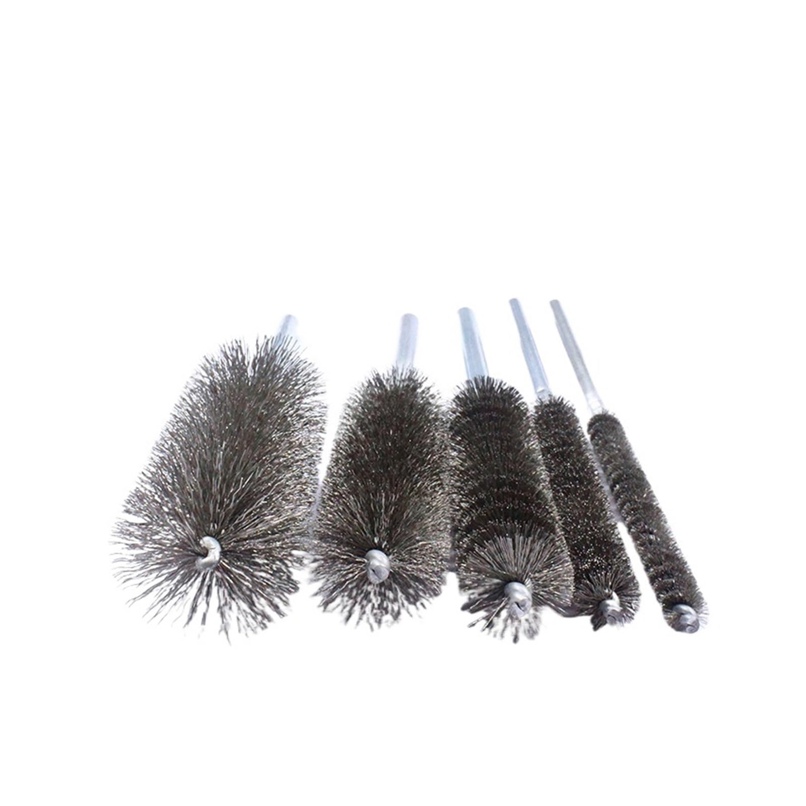 cepillo de alambre, Cepillos de tubo alambre, cepillos taladro DIY, cepillo acero inoxidable 100 x 200 mm(OD10mm Length200mm)