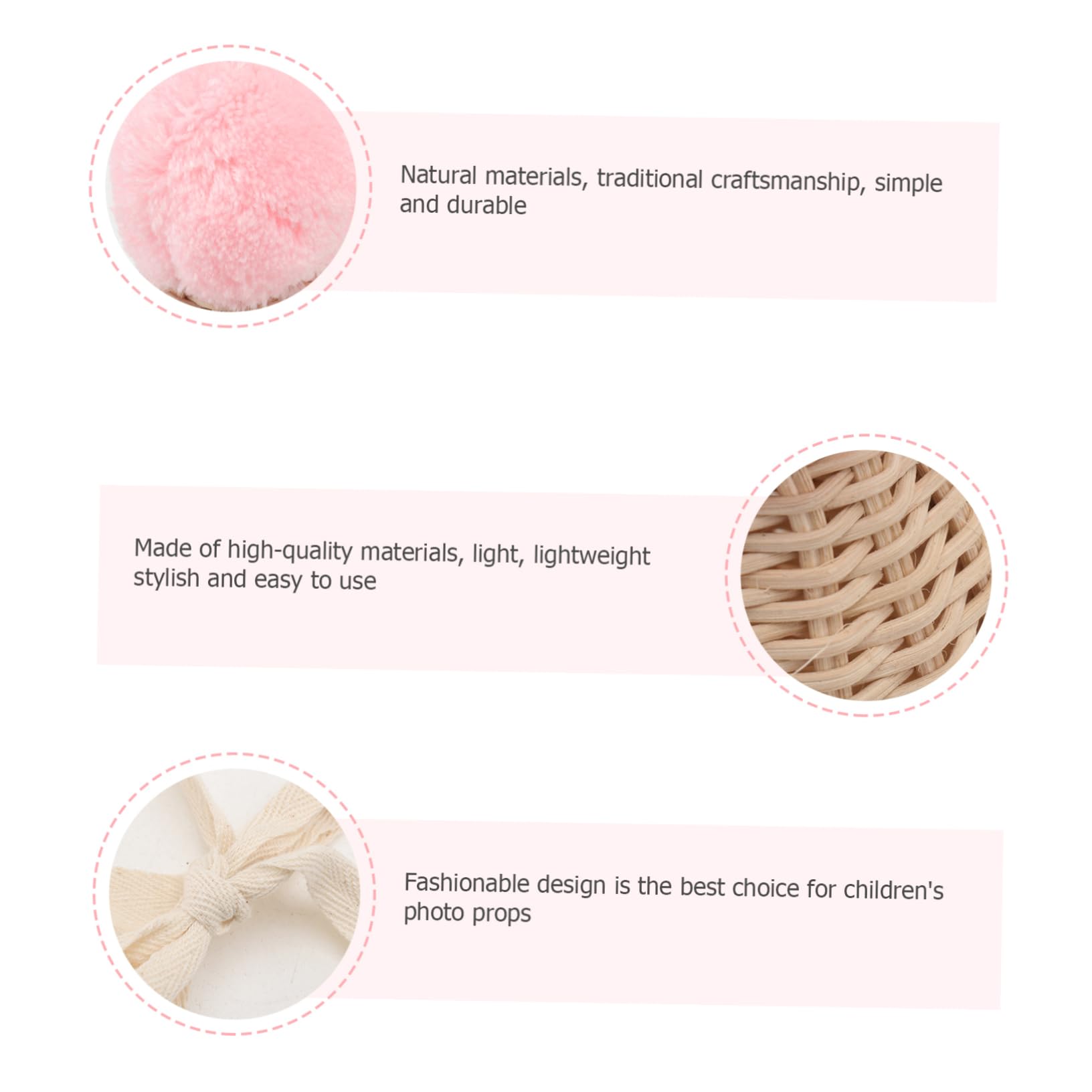 NOLITOY 1Pc Adorable Clown Hat with Pom Poms Unique Costume Accessory for Dress Up Photography Props and Home Decor for Boys