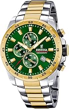 Festina Unisex-Erwachsene Analog Quarz Uhr mit Edelstahl Armband F20562/3