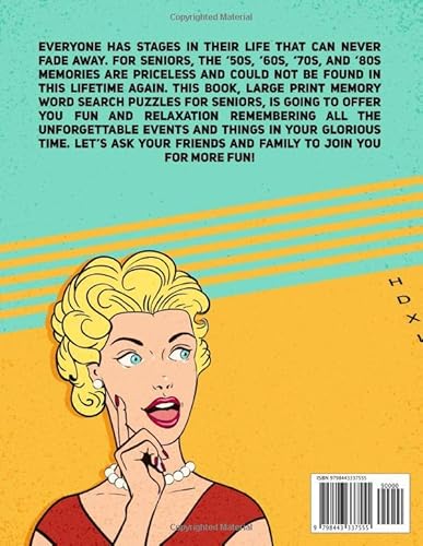 image for Large Print Memory Word Search Puzzles For Seniors: A Collection of No