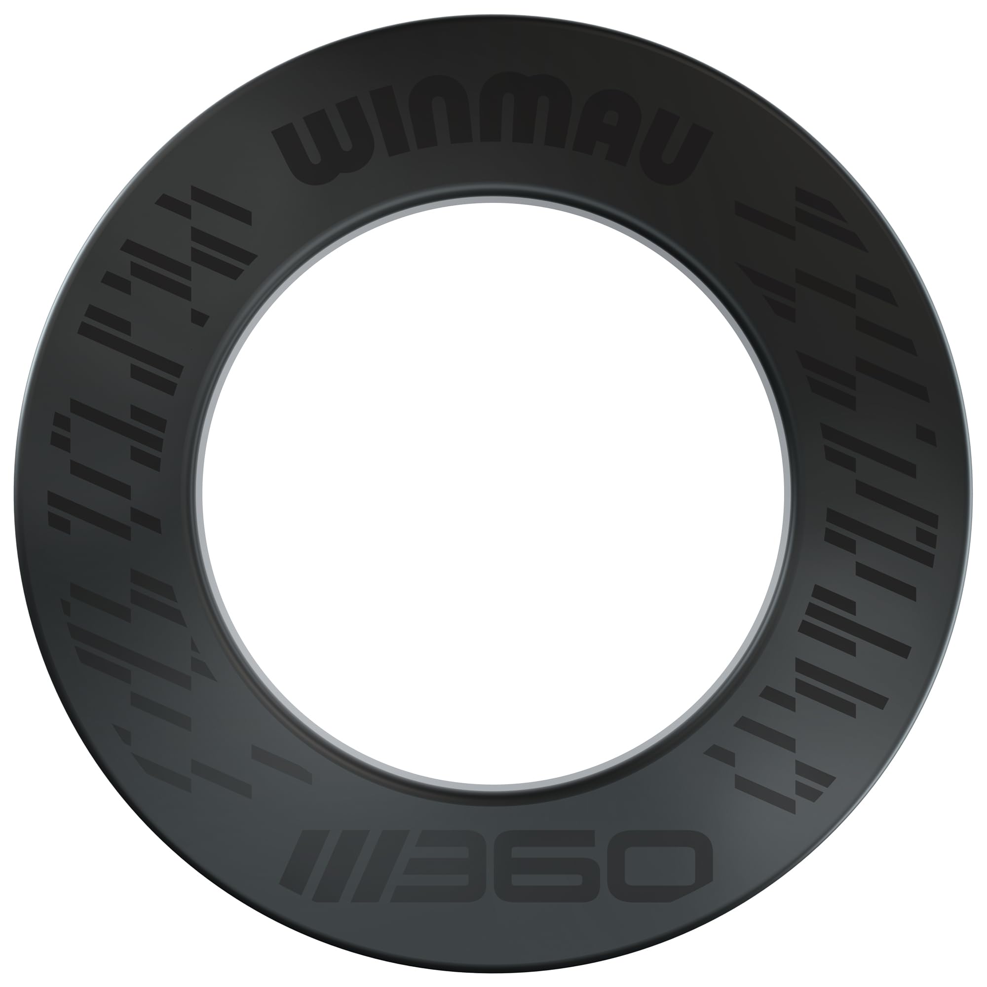 WINMAU Blade 360 Cornice per Bersaglio per Freccette - Anello di Contorno per Bersaglio per Freccette Nero - Protezione da Parete Resistente - Accessori Professionali per Freccette