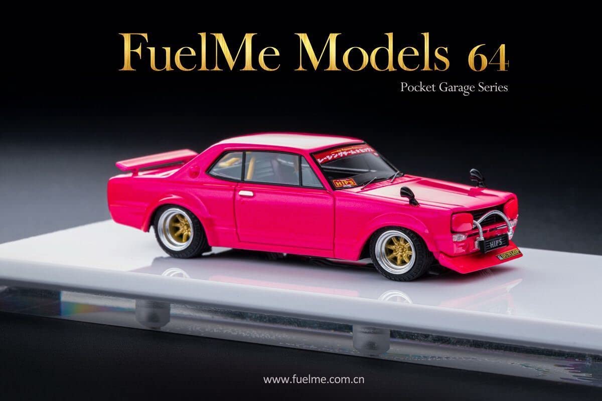 Amazon | 1/64 Fuelme 日産 NISSAN ハコスカ KPGC10 CHARASUKA ピンク