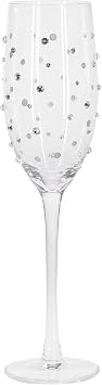 Empress Gemstone Gem Champagne Flute - Crystal