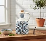 Mondocreazioni Bombonera para boda, aceitera de porcelana con decoración...