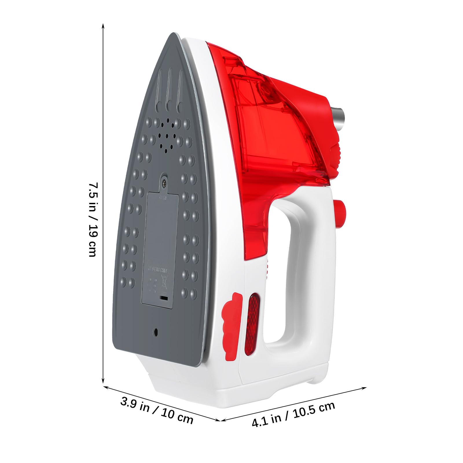 Toddmomy Set di 2 Ferri da Stiro Elettrici Giocattolo Realistici per | Caratteristiche: Luce E Manopola per Giochi di Ruolo di Lavanderia E Lavori Domestici, Elettrodomestico Sicuro in Plastica