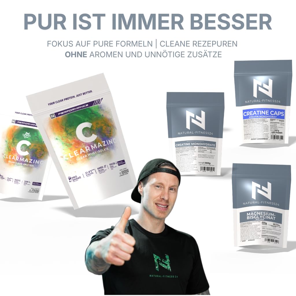 NF24 EAA Pulver 1Kg - Neutral ohne Zusatzstoffe wie Aromen und Süßungsmittel | enthält alle 8 essentiellen Aminosäuren | Aminomazing Pure 1000g Beutel