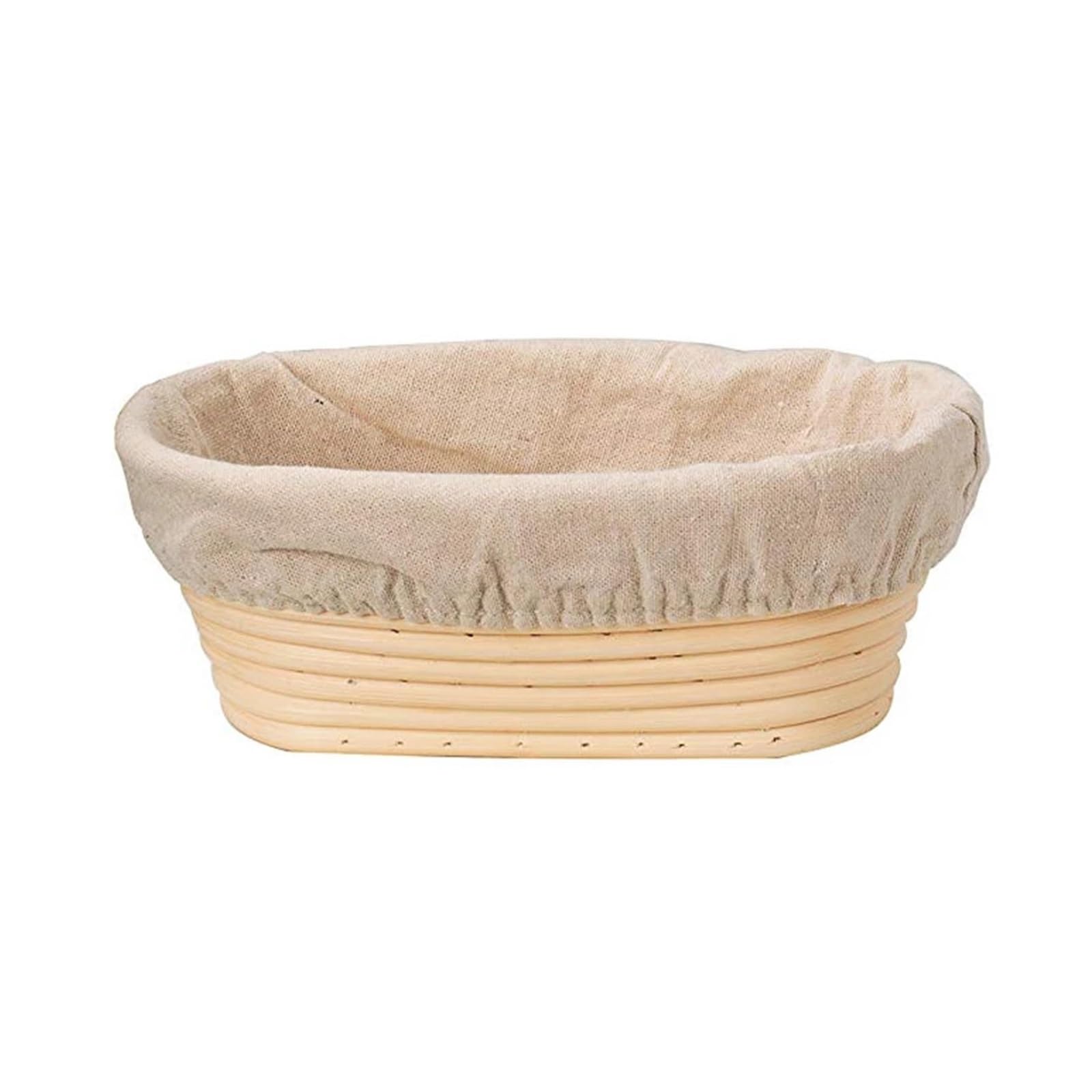 Ovaler Gärkorb aus Rattan for Sauerteigbrot, Backutensilien(B(45cm))
