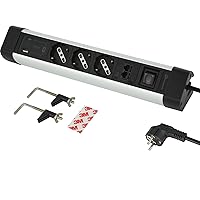 Electraline 61923 Multipresa Scrivania 3 Posti Polivalenti P40