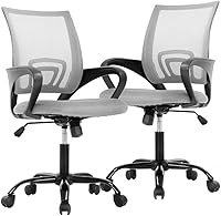 Vista 21 de BestOffice Silla de Oficina Ergonómica Barata Silla de Escritorio de Malla Silla de Computadora Soporte Lumbar Ejecutiva Moderna Taburete Ajustable