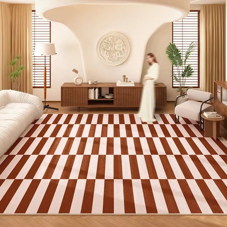 Tapis rétro américain fini les glissades avec ce grand revêtement antidérapant lavable