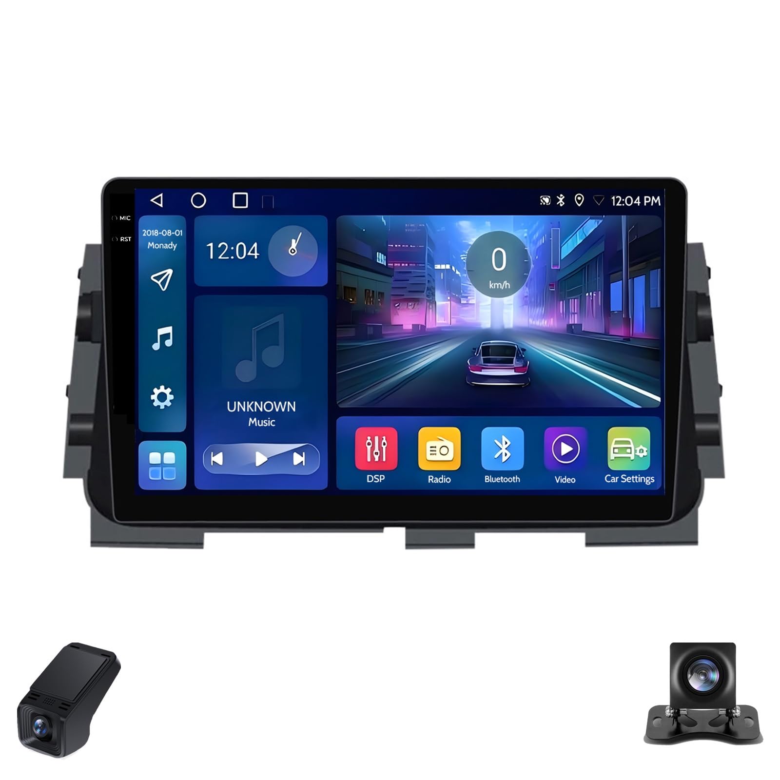 Radio Samochodowe Double DIN 2K z Ekranem Dotykowym dla Nissan Kicks P15 2017-2021 Radio Samochodowe Multimedialne/CarPlay/Android/Bluetooth/GPS/FM/AM/RDS/DSP/WIFI/4GLTE/ADAS DVR(C20Plus)