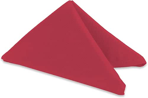 Polyester Cloth Napkins - Washable Soft Table Linens - Durable