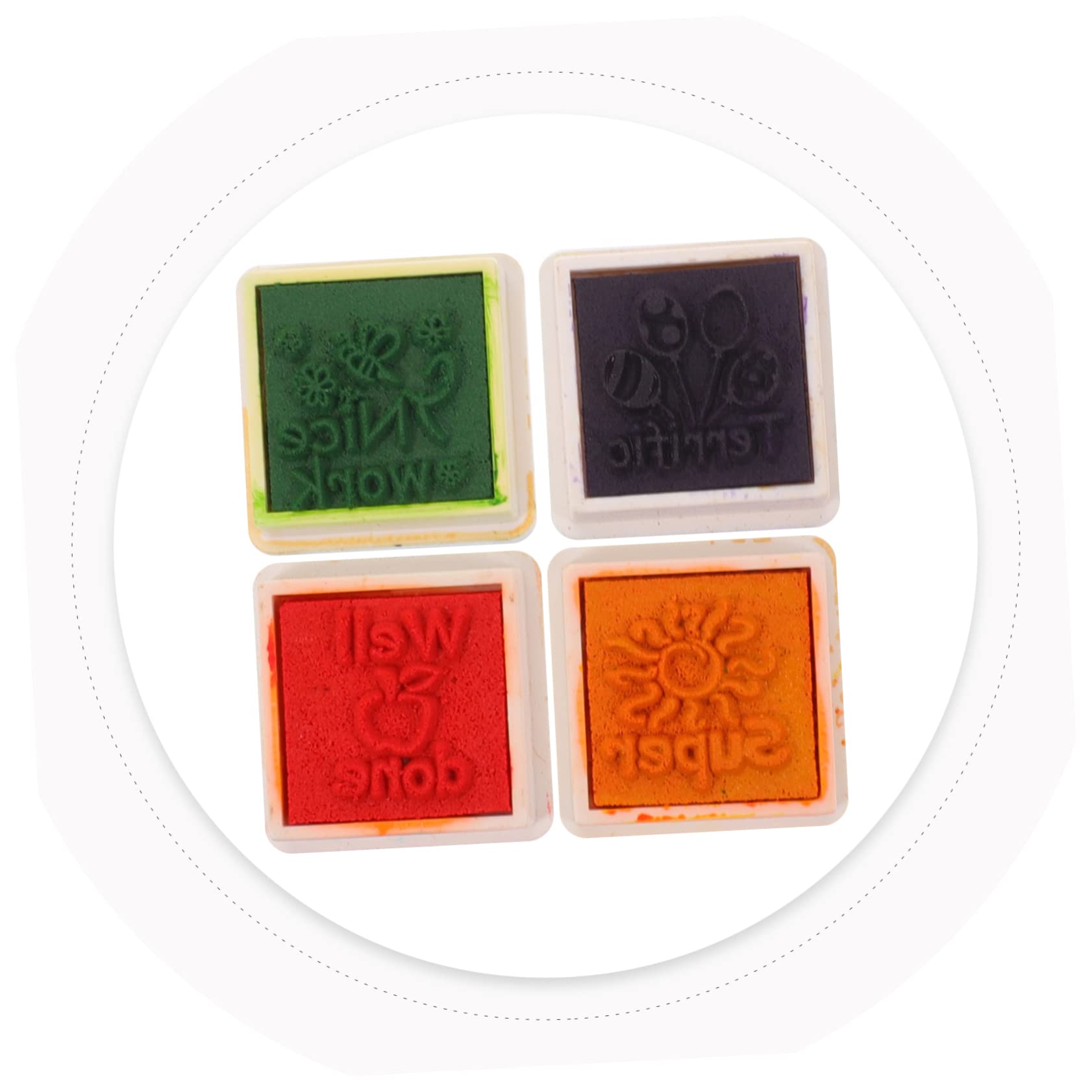 SHINEOFI 12pezzi Timbri Creativi Per Timbri Decorativi Con Messaggi Motivazionali Per Scrapbooking Inviti e Attività Fai Te Materiale Sicuro e Leggero Per Scuola e Hobby