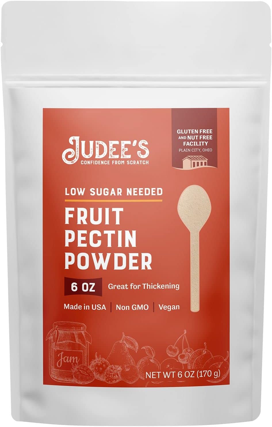 Judee's Fruit Pectin Powder Low Sr Ned - Non-O and Vegan -