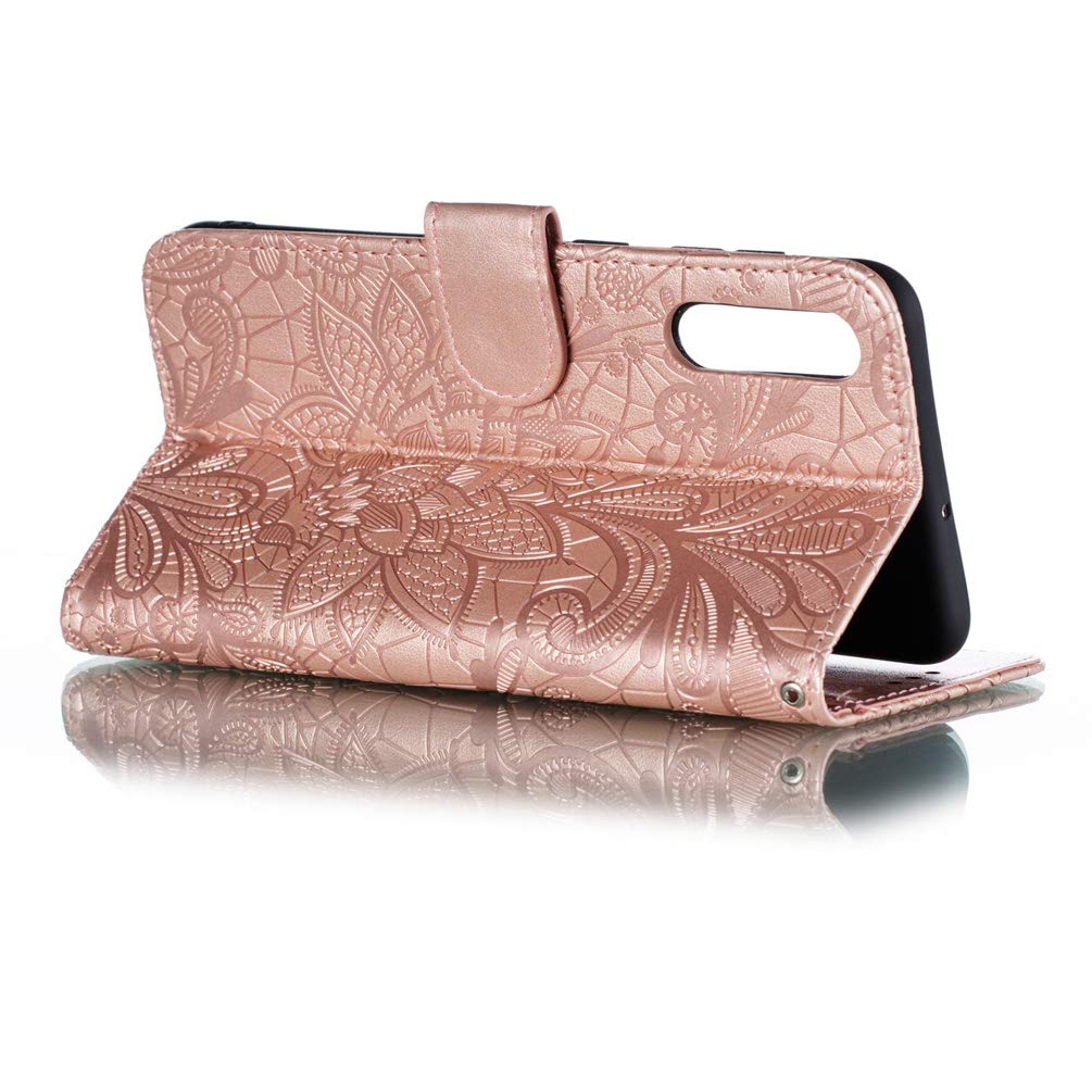 Badalink Luxury Galaxy A50 Flip Case Premium Embossed Leather