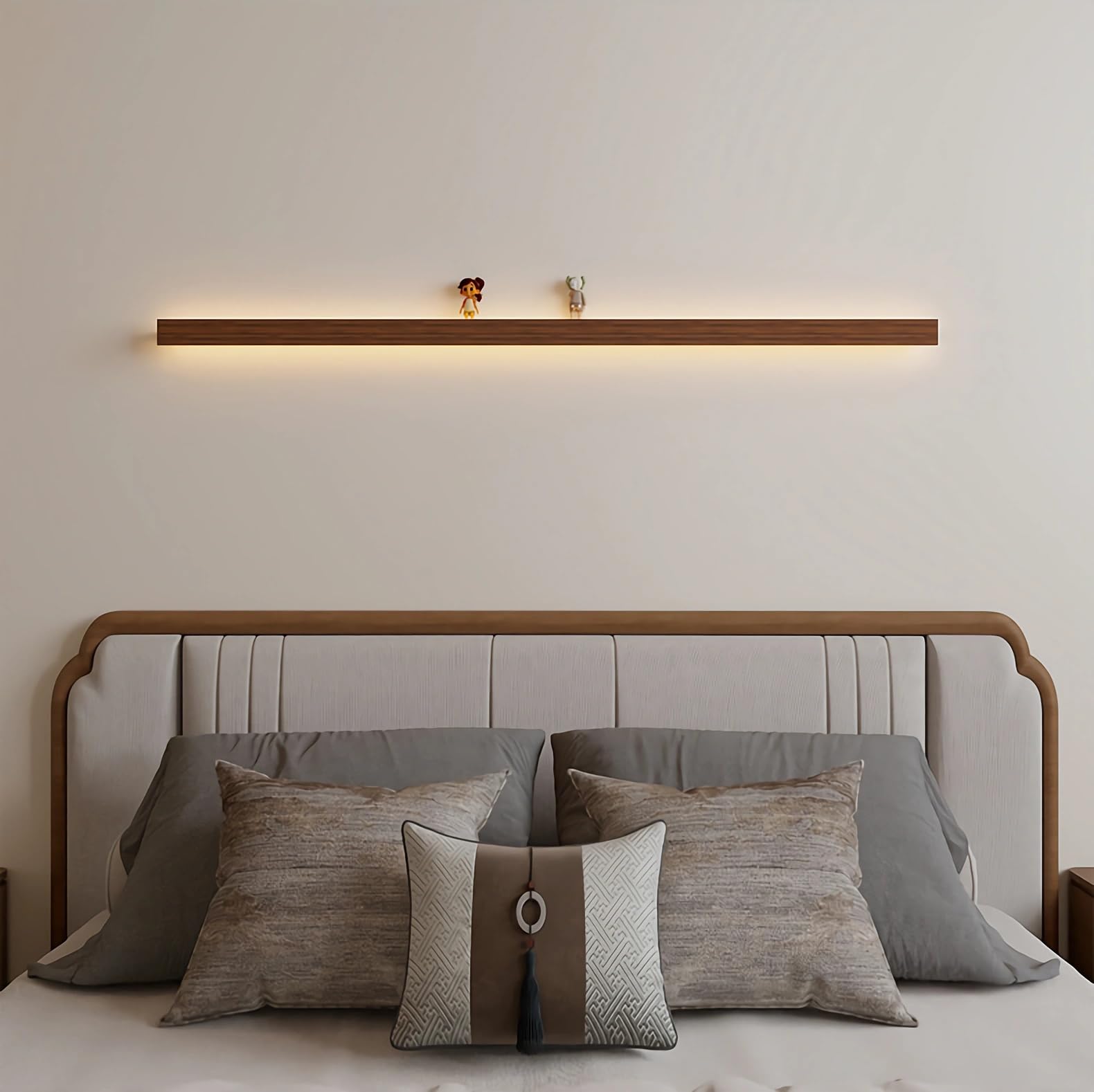 EL LED Luz de Pared Lineal Dormitorio Cabecera Lámpara (40cm,4000)