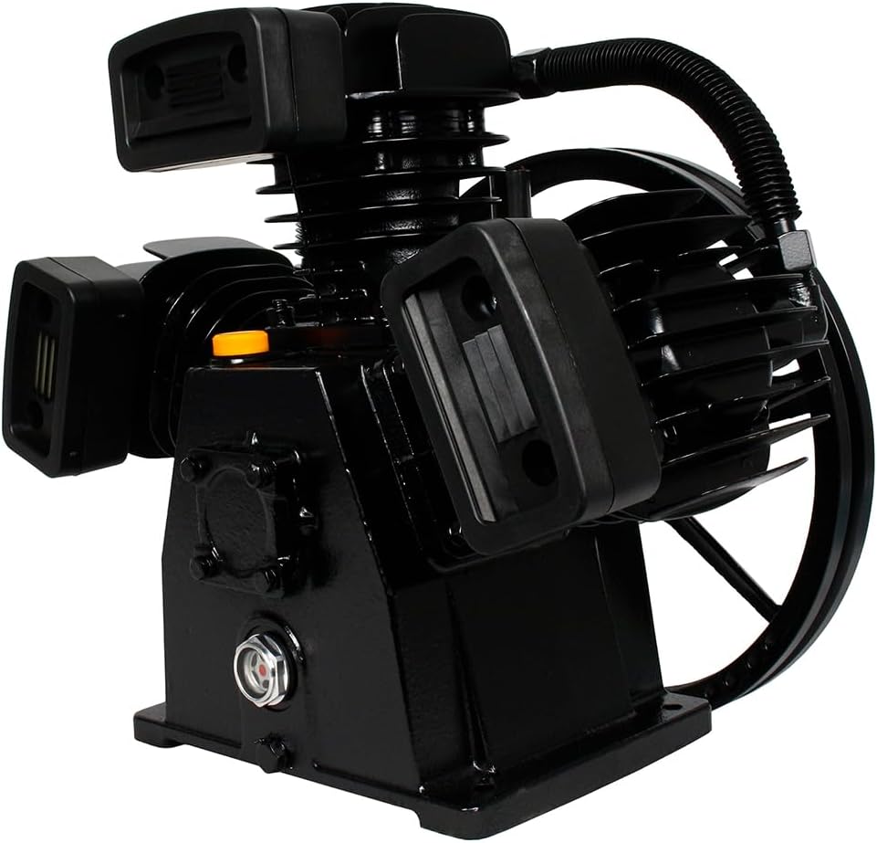 5 HP Replacement Air Compressor Pump Single Stage 3 Cylinder 22 CFM 140 PSI Max LPW6548