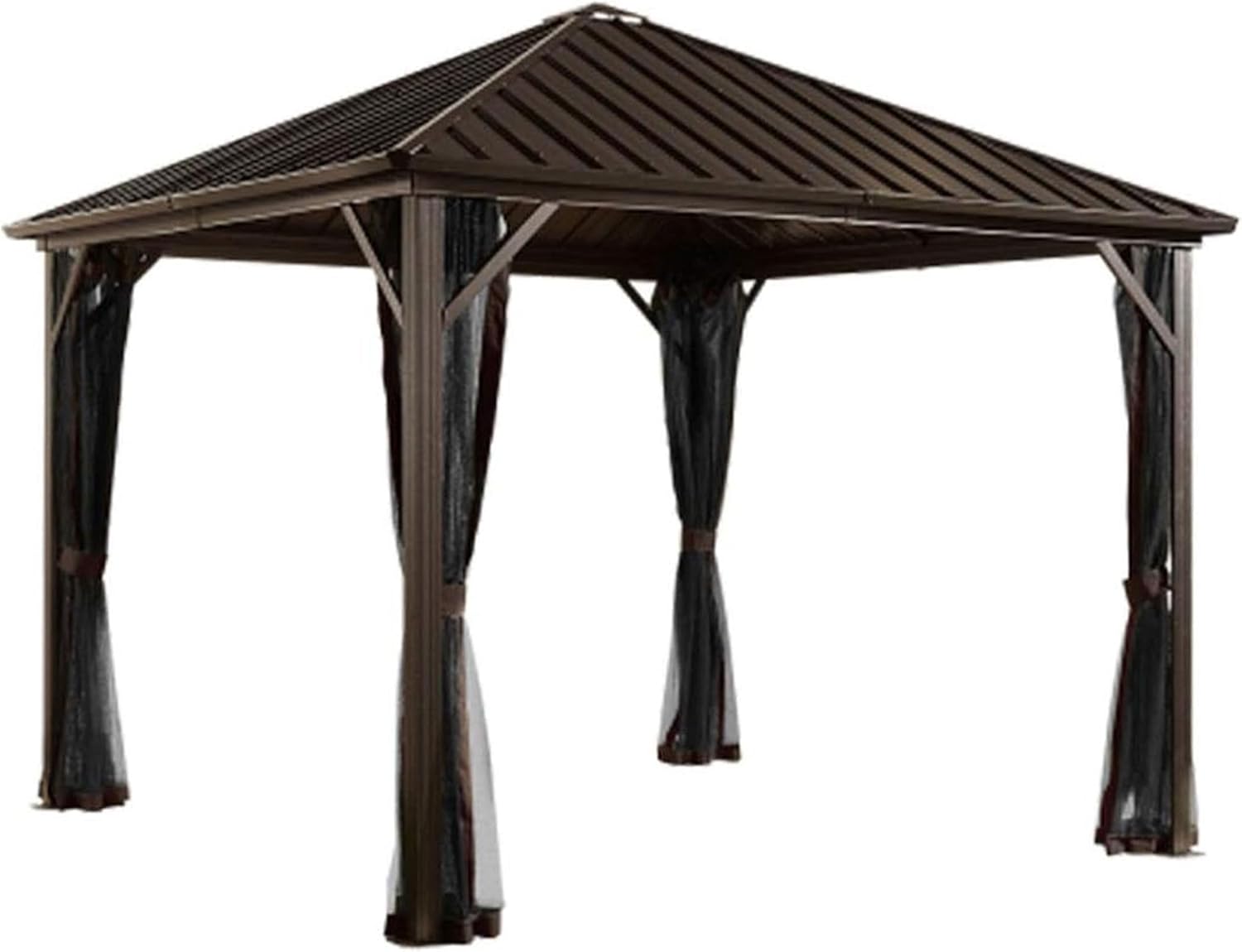 Sojag Outdoor 10' x 12' Dakota Hardtop Gazebo Outdoor Sun Shelter