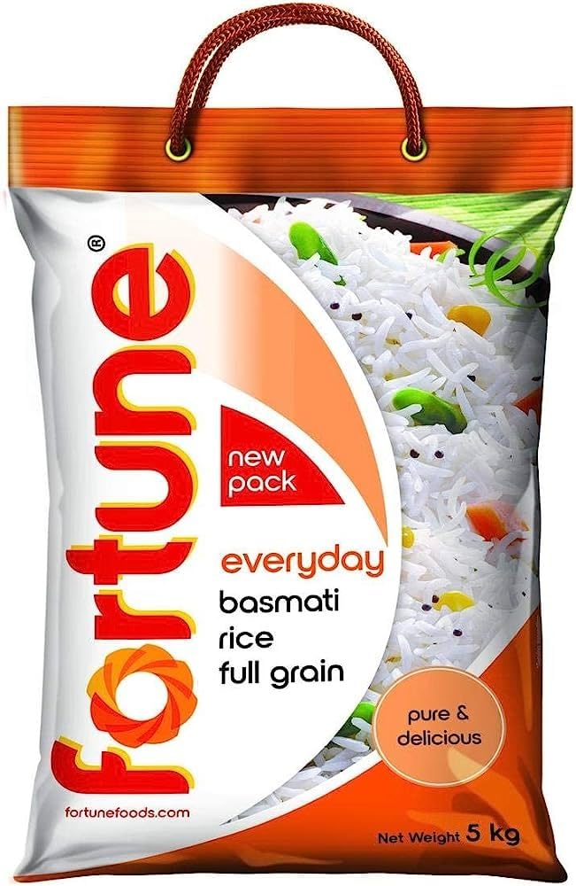 Fortune Everyday Basmati Rice, Full Grain, 5 kg : Amazon.in: Books