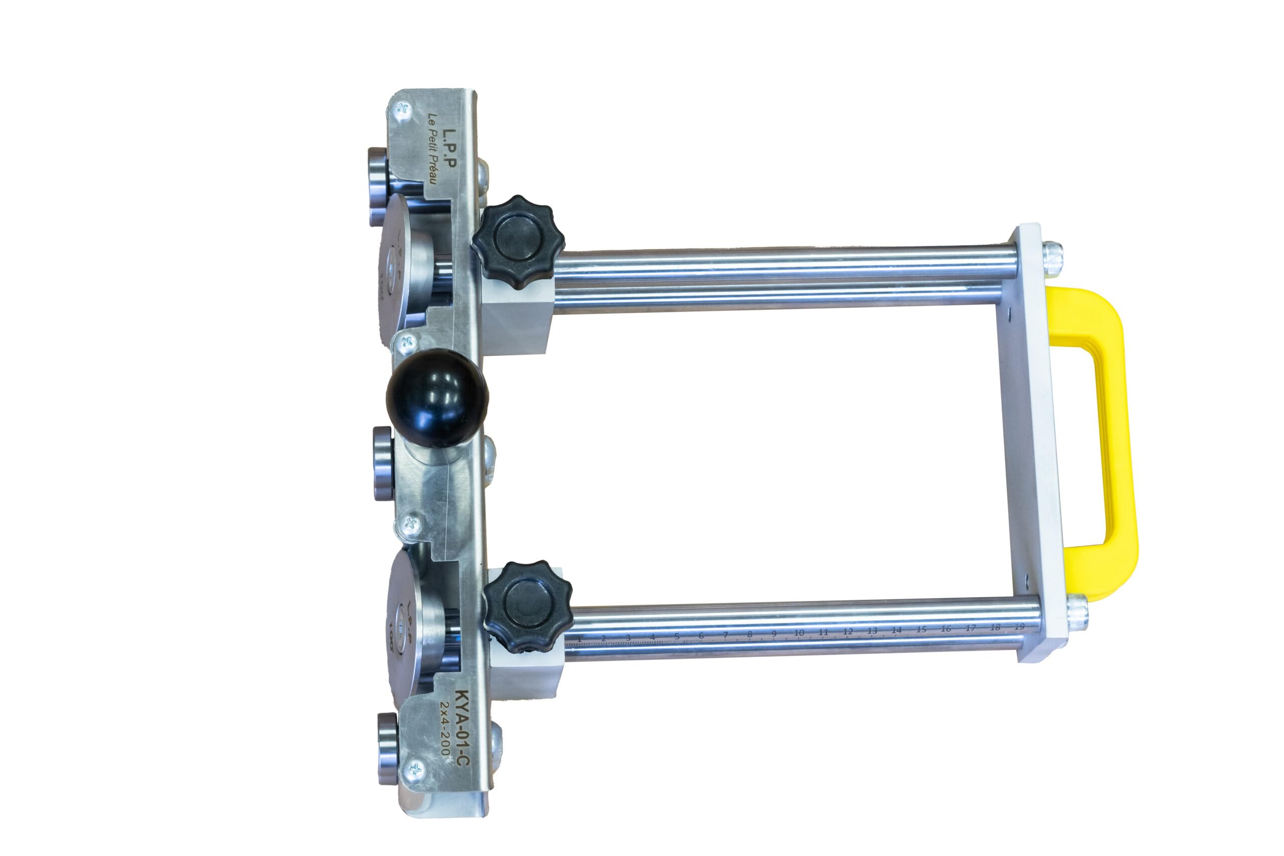 Plegadora manual de mano - Doble columna - 200 mm - KYA - 4 rodillos de guía - LPP
