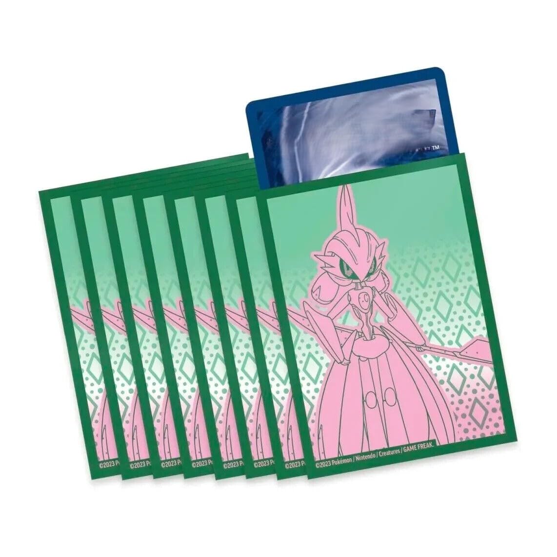 Elite Top Trainer Set of 65 Matte Card Sleeves for Trading Cards, Games with BB-Toy-Trades Shipping Protection (Iron Warrior) — image 1