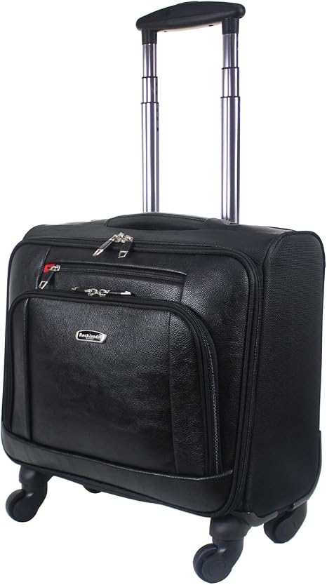 Valigetta con rotelle, per il computer portatile, il lavoro e l'ufficio,  ottima come borsa da pilota o come bagaglio a mano in aereo, 814 :  Amazon.it: Informatica