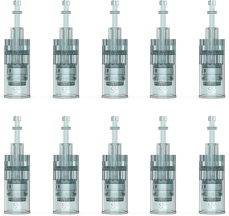 Cartuchos de agulhas para caneta de microagulhamento MPK compatíveis com Dr Pen M8 e M7S, 36 pontas, 0,25 mm, pacote com 10