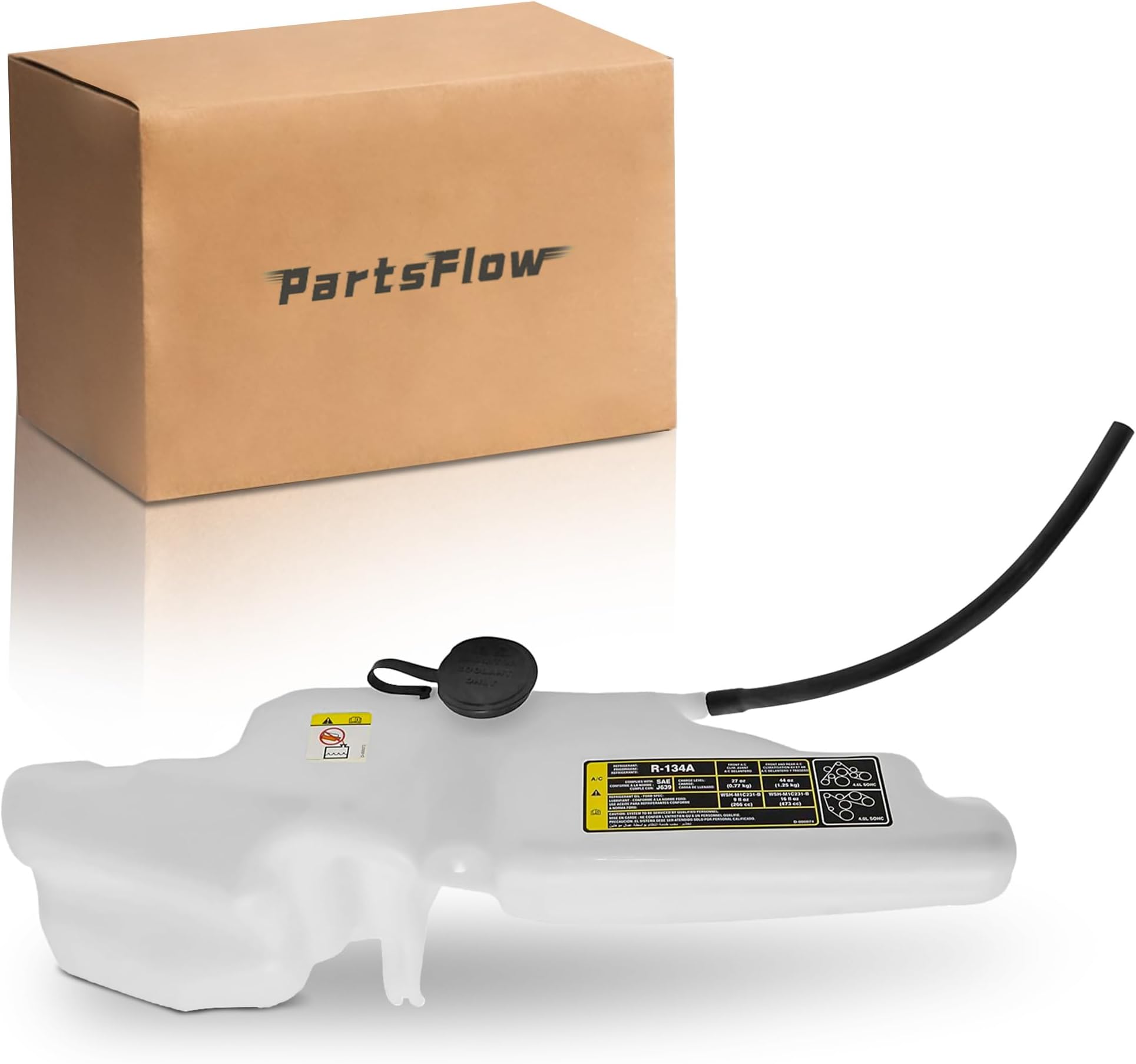 Partsflow Engine Coolant Reservoir Expansion Tank W/Cap For 2006-2010 Ford Explorer For 2006-2010 Ford Explorer Sport Trac For 2006-2010 Mercury Mountaineer 603-055