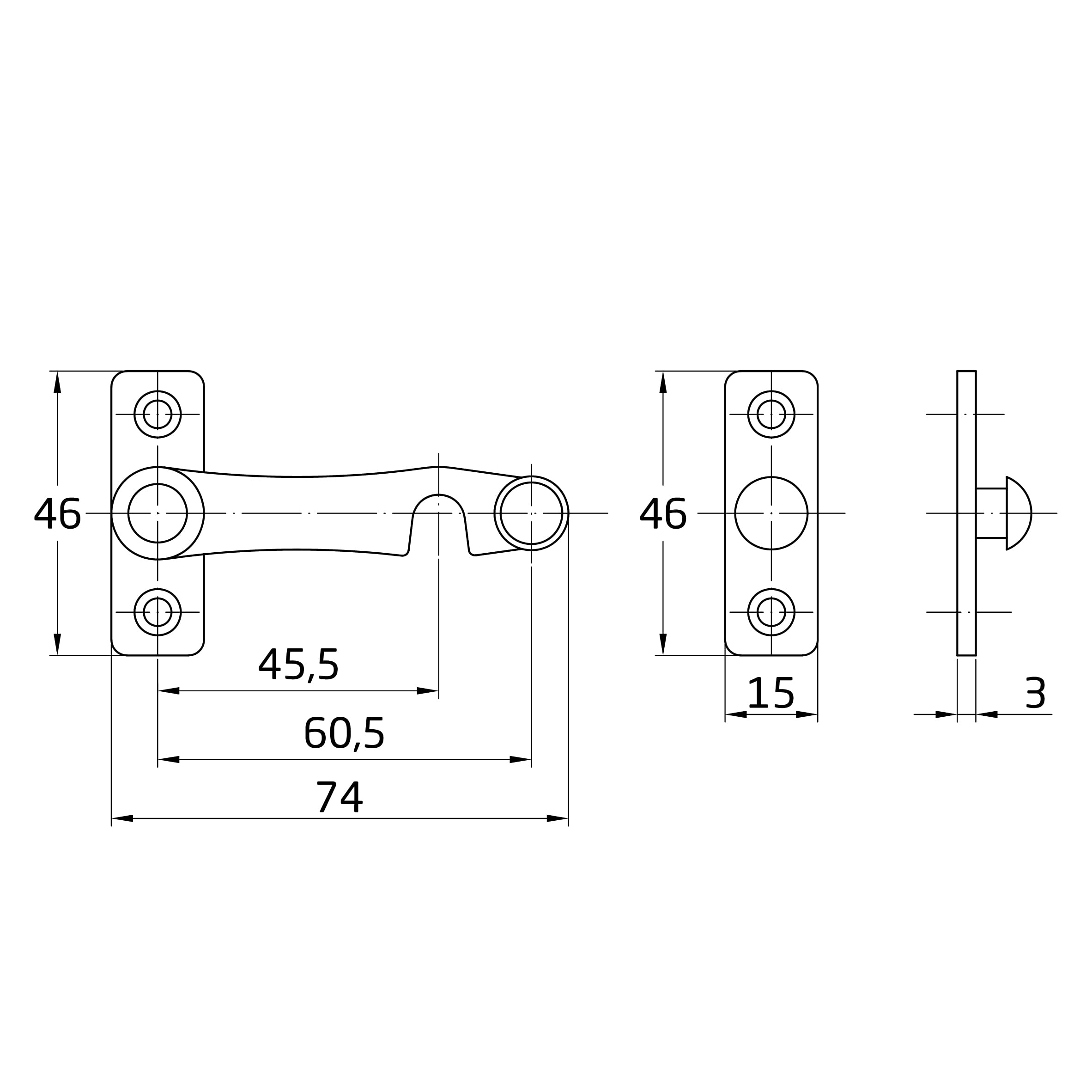 Amig 3-Piece Stainless Steel 18/8 Left, Bunt, 75 x 46 x 75 mm - Image 4