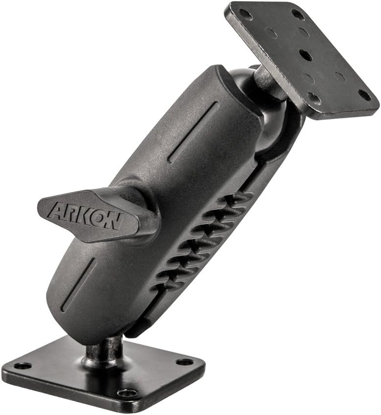 ARKON RM2XAMPS-MET Car Dash or Wall Mounting Pedestal with Metal Amps Drill Base and Head Retail Black