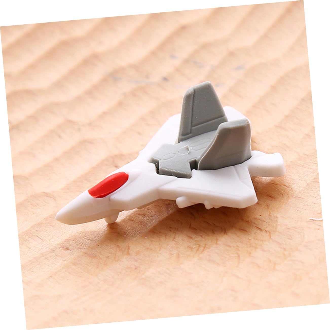 Uonlytech 48pcs Cute Cartoon Airplane Erasers for Boy Girl Mini School Supplies Fun Learning Tools for Toddlers Bulk Prizes for Students Pencil Erasers