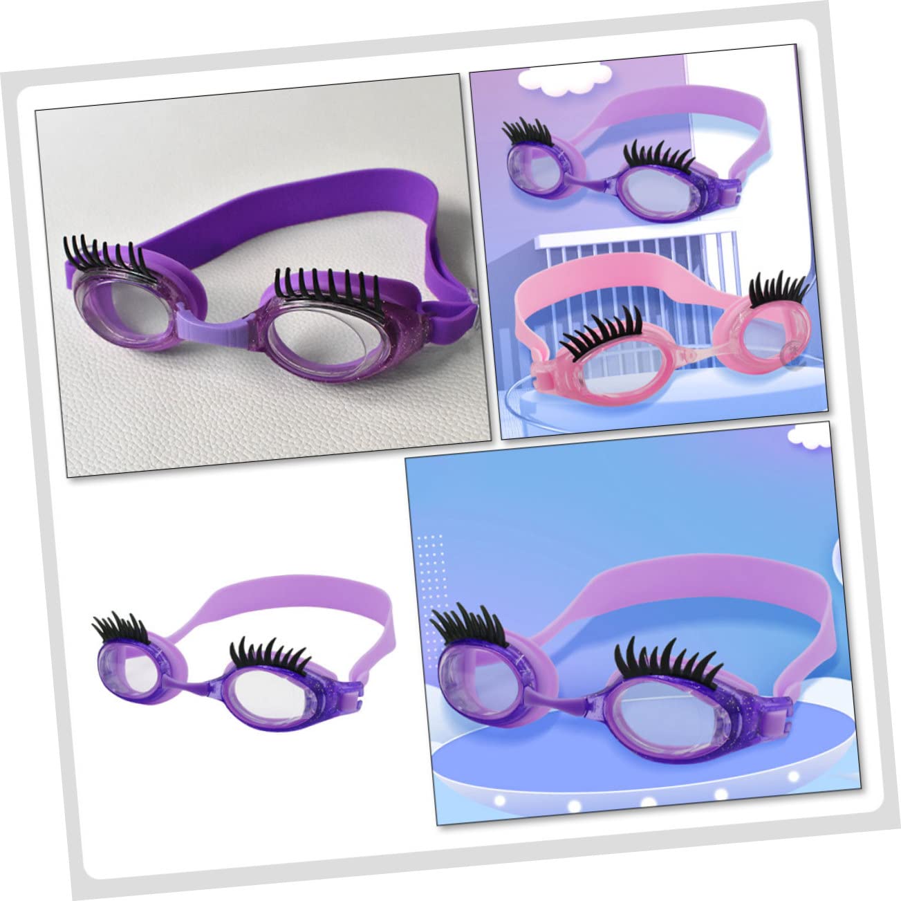Toddmomy 2Pcs Gafas De Natación Niña Gafas De Seguridad Para Niños Speedo Gafas Al Aire Gafas Para Nadar Niños Ropa Niños Gafas Para Nadar Gafas De Natación Gafas