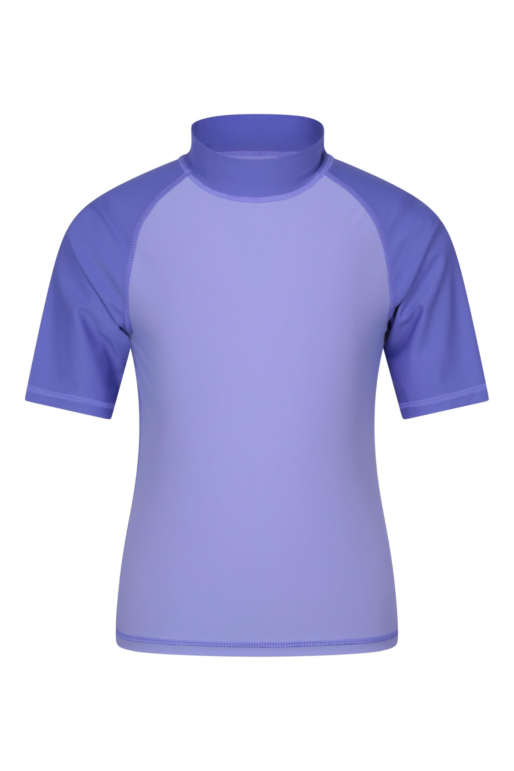 Short Sleeved Kids Rash Vest - Purple