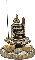 Jardim Zen de 2 Andares C/Incensário Cascata Buda + Incensos (Buda Tibetano)