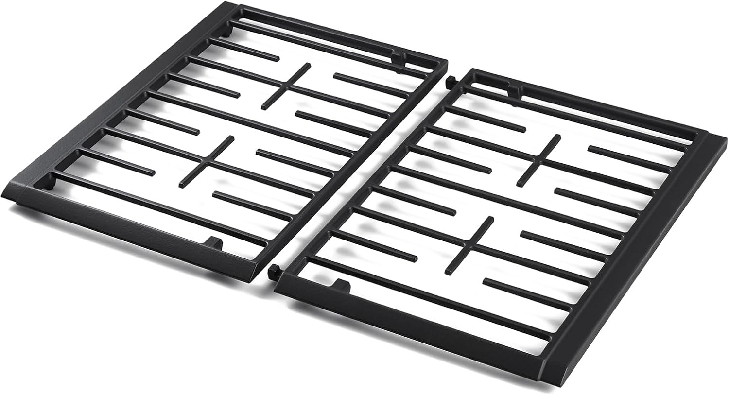 W11394363 Burner Grates Stove Replacement Parts for Whirlpool Gas Stove Range Grate Kit Cast Iron Whirlpool WFG540H0ES0 WFG540H0AS1 WFG540H0ES1 Cooktop Surface Wok Stovetop Oven Grates 2 Pcs