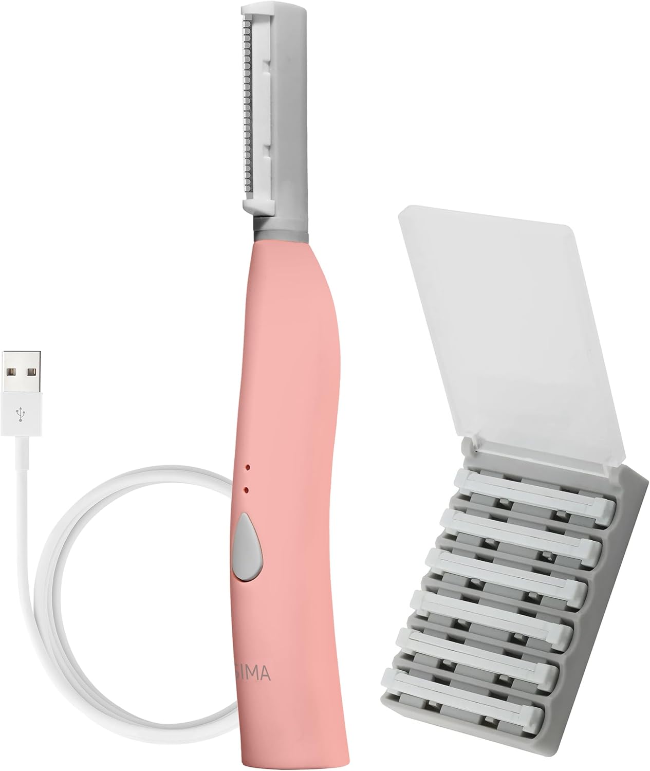 SPA SCIENCES – SIMA Sonic Dermaplaning Tool – Patented Painless 2 in 1 Facial Exfoliation & Peach Fuzz-Hair Removal System w/ 7 Weeks Treatment Included – Anti-Aging – 3 Speeds – Rechargeable SPA SCIENCES – SIMA Sonic Dermaplaning Tool – Patented Painless 2 in 1 Facial Exfoliation & Peach Fuzz-Hair Removal System w/ 7 Weeks Treatment Included – Anti-Aging – 3 Speeds – Rechargeable