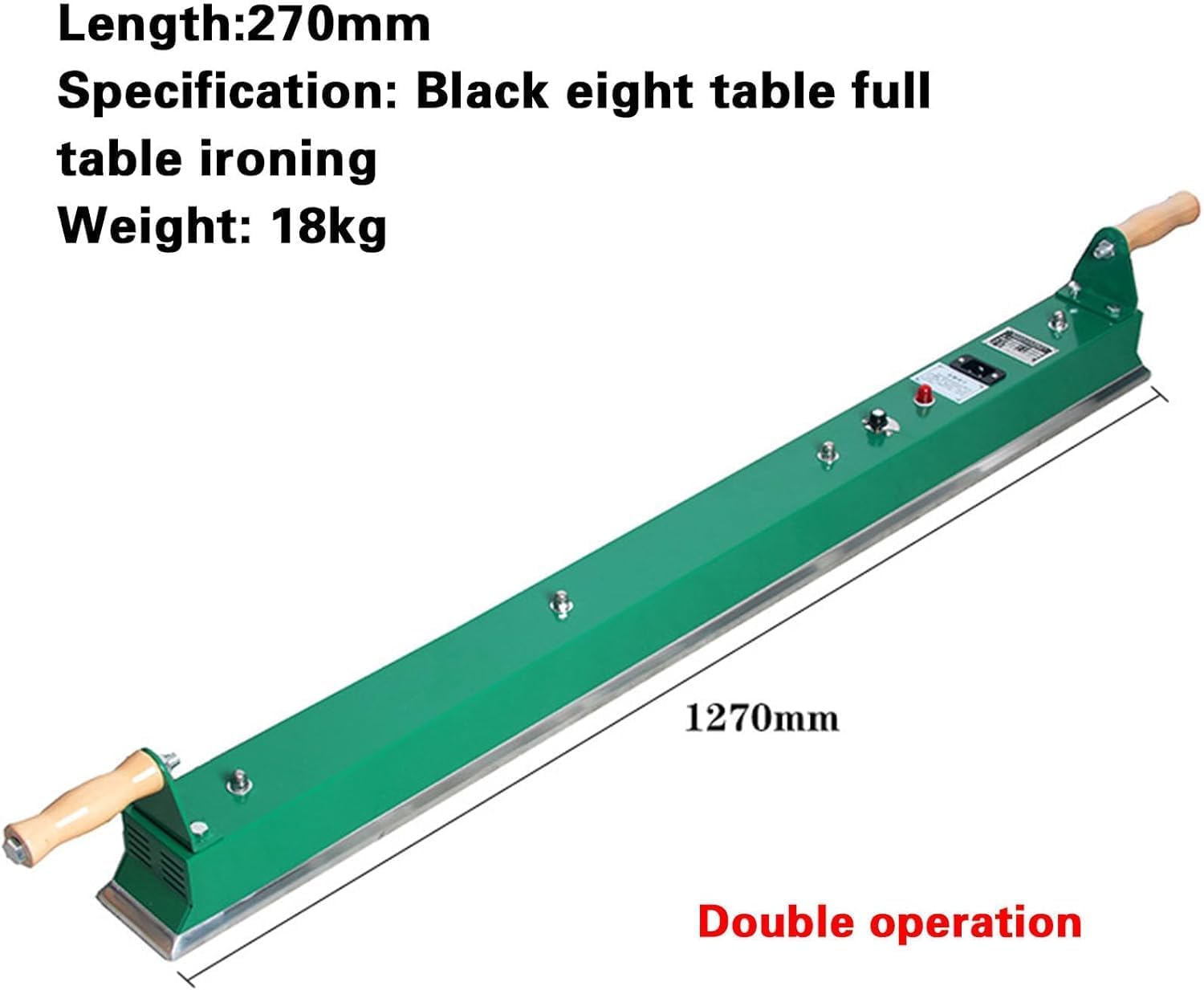 Billiards Table Cloth Iron,Adjustable Temperature Snooker Table Iron,Thermostatic Pool Table Cloth Iron,for Billiard,Snooker & Pool Tables (1270mm)