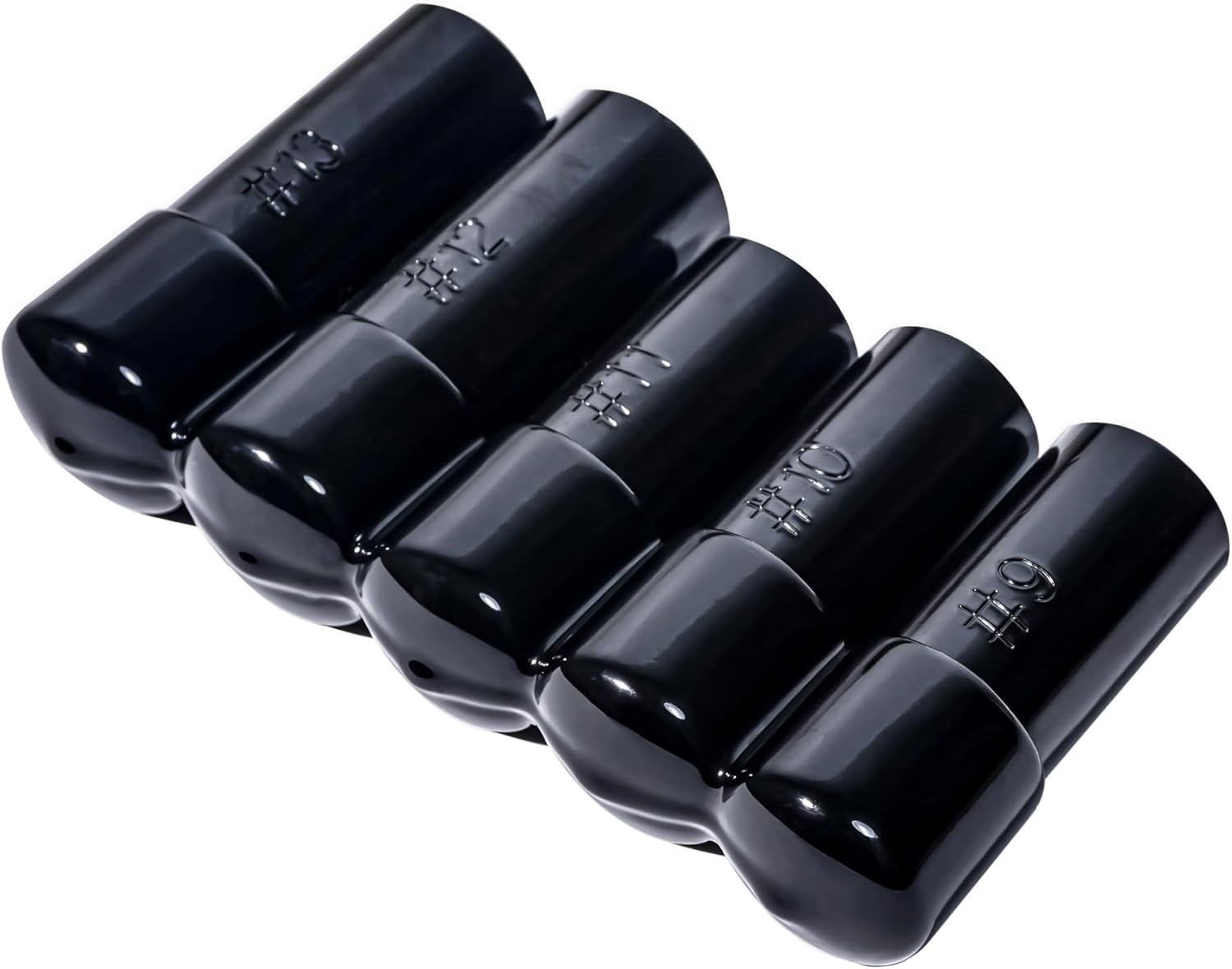 71670 Tap Socket Set, 5 PCS Large Tap Socket Wrench Set Fits 5/8", 11/16", 3/4", 7/8" & 1" Taps, Compatible with M.C.T.I. Standard Taps, 1/2" Drive