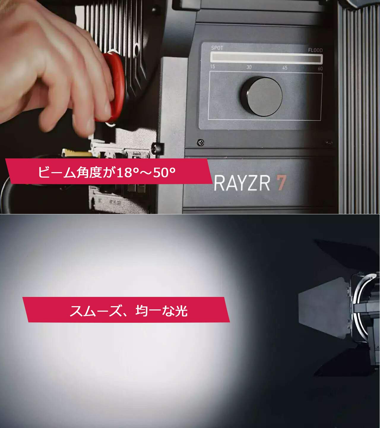 Amazon.co.jp: VIBESTA Rayzr7-200フレネルスポットライト デイライト