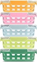 Vista 4 de Ello Duraglass Refresh - Juego de 3.4 tazas divididas para preparación de comidas, 10 unidades, paquete de 5, recipiente de almacenamiento