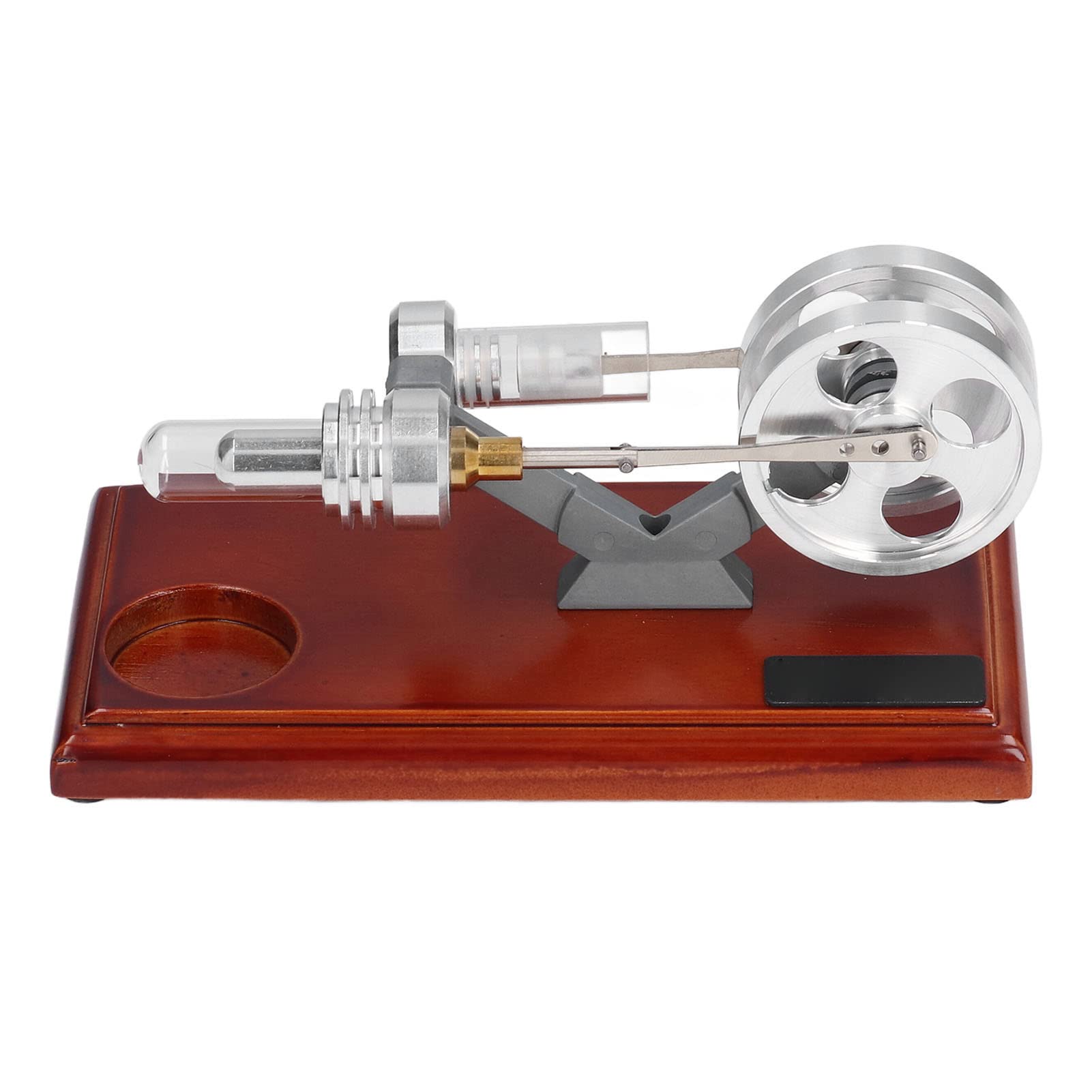 Modello Motore Stirling in Lega di Alluminio Durevole, Motore | Giocattolo educativo, funziona per l\'apprendimento della fisica, oggetto di classe
