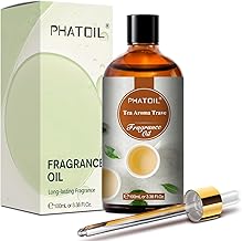 PHATOIL Tea Aroma Travel Fragrance Oils for Aromatherapy, 3.38FL.OZ Diffuser Oils for Home, Perfect for Aromatherapy, Humidifiers, Yoga, DIY Candle and Soap Making - 100ml