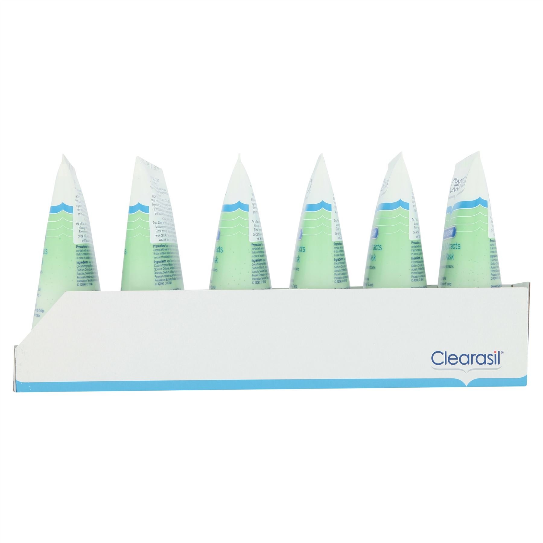 Clearasil Masques Nettoyants et Extraits, Lot de 6, 150 ml